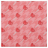 Rosa Hahnentrittmuster Stoff (Muster)