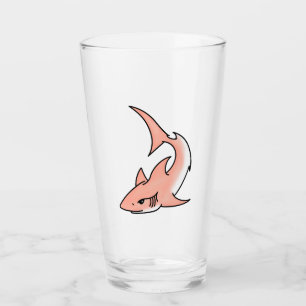 Rosa Hai Woche Cartoon Tattoo Art Glas