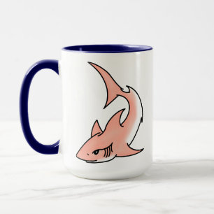 Rosa Hai Woche Cartoon Tattoo Art Tasse