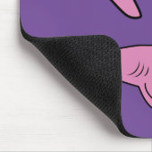 Rosa Haifische Mousepad (Ecke)