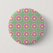 Rosa Halbbild Button (Vorderseite)