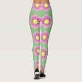 Rosa Halbbild Leggings (Rückseite)