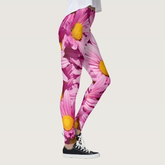 Rosa Halbbild Leggings (Rechts)