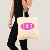 Rosa-Halbmarathon-Oval 13,1 Tragetasche (Vorderseite (Produkt))