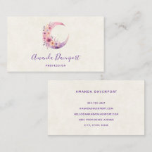 Rosa Halbmond mit Hübschen Blume