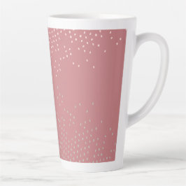 Rosa Halbtondesign Milchtasse