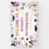 Rosa Halloween Banner (Vertikal)