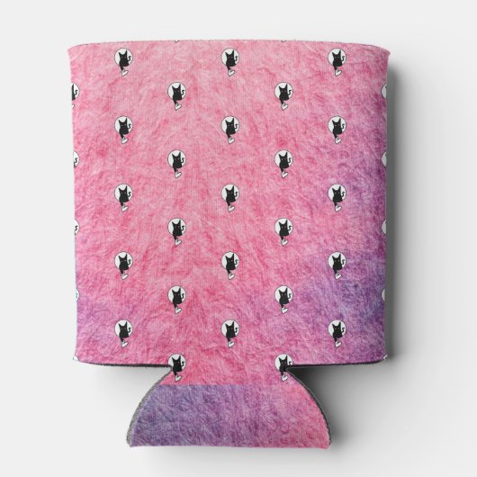 Rosa Halloween Can Cooler Dosenkühler (Rückseite)