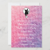 Rosa Halloween Einladung von Poet Adiela Akoo (Rückseite)