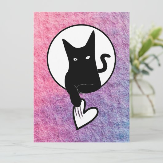 Rosa Halloween Einladung von Poet Adiela Akoo (Stehend Vorderseite)