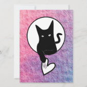 Rosa Halloween Einladung von Poet Adiela Akoo (Vorderseite)