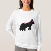 Rosa Halloween-Fuchskostüm T-Shirt (Vorderseite)