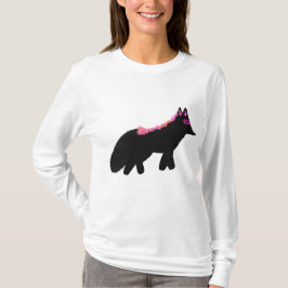 Rosa Halloween-Fuchskostüm T-Shirt