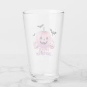 Rosa Halloween Glas (Rückseite)