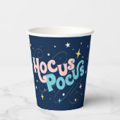 Rosa Halloween, Hocus Pocus Paper Cup Pappbecher (Rückseite)