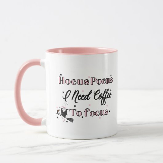 Rosa Halloween Hocus Pocus Tasse (Links)