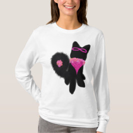Rosa Halloween-Hundekostüm T-Shirt