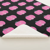 Rosa Halloween-Jack-Laternen Sherpadecke (3/4)