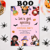 Rosa Halloween Kostüm Partys Kids Niedlich Funny Einladung
