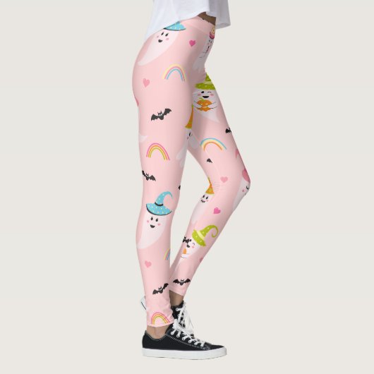 Rosa Halloween-Leggings Leggings (Rechts)