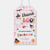 Rosa Halloween Niedlich Ghost 1. Geburtstag Geschenkanhänger (Vorderseite)