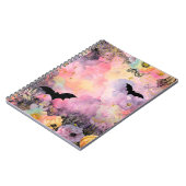 Rosa Halloween Notizblock (Linke Seite)