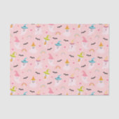 rosa Halloween-Papiertaschpapier Seidenpapier (Vorderseite)