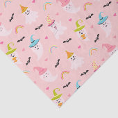 rosa Halloween-Papiertaschpapier Seidenpapier (Ausschnitt)