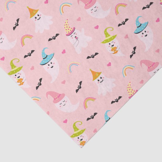 rosa Halloween-Papiertaschpapier Seidenpapier (Ausschnitt)