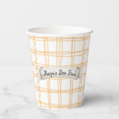 Rosa Halloween Spider und Web Pappbecher (Rückseite)