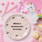 Rosa Halloween Spooktacular Pappteller (Party)
