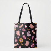 Rosa Halloween Tasche (Vorderseite)