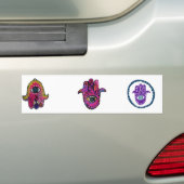 ** ROSA HAMSA ** AUTOAUFKLEBER (Auf Auto)