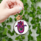 ** ROSA HAMSA ** SCHLÜSSELANHÄNGER (Hand)