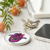 ** ROSA HAMSA ** SCHLÜSSELANHÄNGER (Seite)