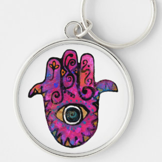 ** ROSA HAMSA ** SCHLÜSSELANHÄNGER