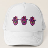 ** ROSA HAMSA ** TRUCKERKAPPE (Vorderseite)