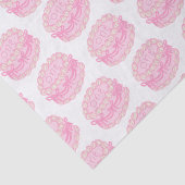 Rosa Hand gezeichnet Geburtstagskuchen bearbeitbar Seidenpapier (Detail)