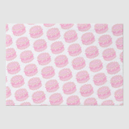 Rosa Hand gezeichnet Geburtstagskuchen bearbeitbar Seidenpapier