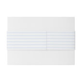 Rosa handgezogener Bogen und Streifen Einladungsbanderole (Rückseitenbeispiel)