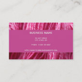 Rosa Handspinngarn Visitenkarte (Rückseite)