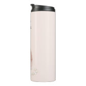 Rosa Handtasche Perlen Thermosbecher (Nach rechts gedreht)