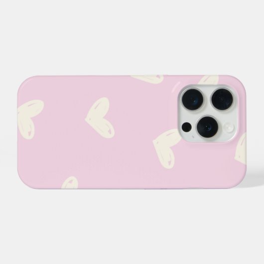 Rosa Handy-Rückseite iPhone Hülle (Rückseite (Horizontal))
