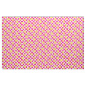 Rosa-Happy-Gesicht Karo Groovy Stoff (Fat Quarter (45,7 x 55,9 cm))