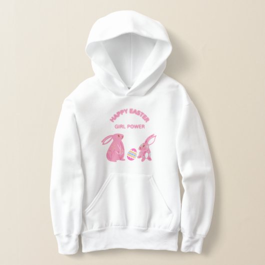 Rosa "Happy Oaster", Power Girl Hoodie (Ablage )