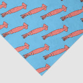 Rosa-Happy-Tintenfisch-Cartoon-Abbildung Seidenpapier (Ausschnitt)