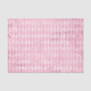 Rosa Harlekin-Muster Seidenpapier