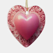 rosa hart keramik ornament (Rechts)