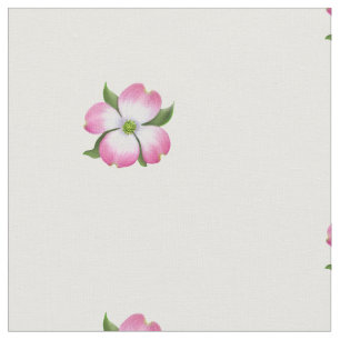 Rosa Hartriegel-Blumen-Hochblatt-Gewebe Stoff