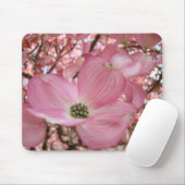 Rosa HARTRIEGEL-BLUMEN-MAUSUNTERLAGEN MOUSEPAD (Mit Mouse)